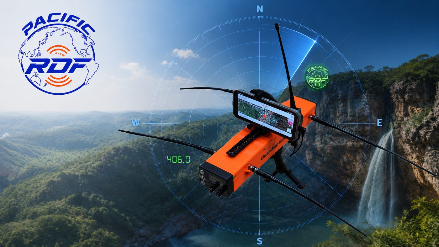 Guardian Pro complete 406 MHz location and 121.5 MHz homing system